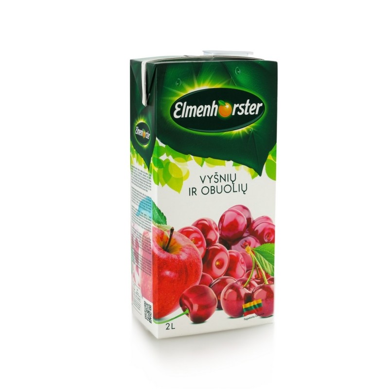 Sulčių gėrimas Elmenhorster Vyšnių ir obuolių 14 %,2l