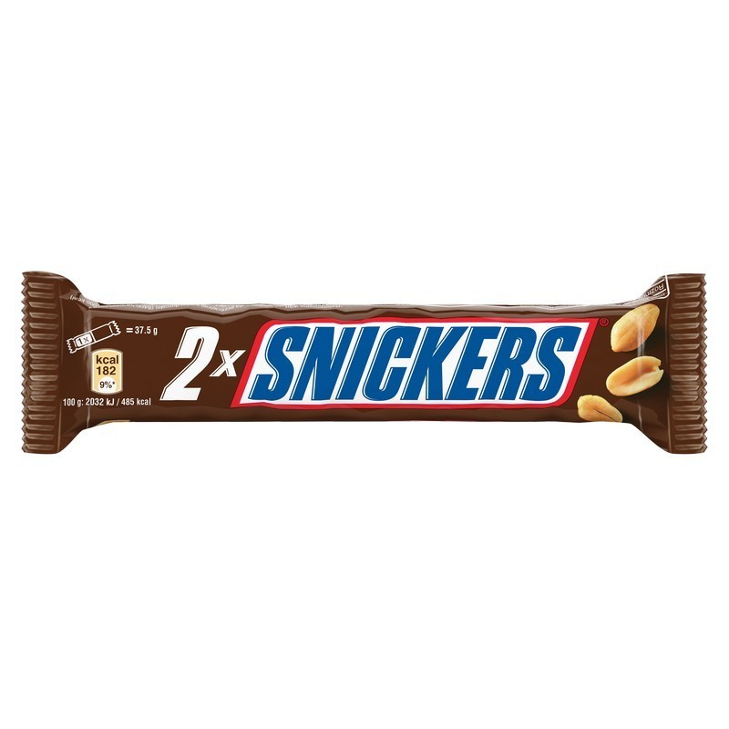 Batonėlis šokoladinis Snickers Two Pack 2x37,5g