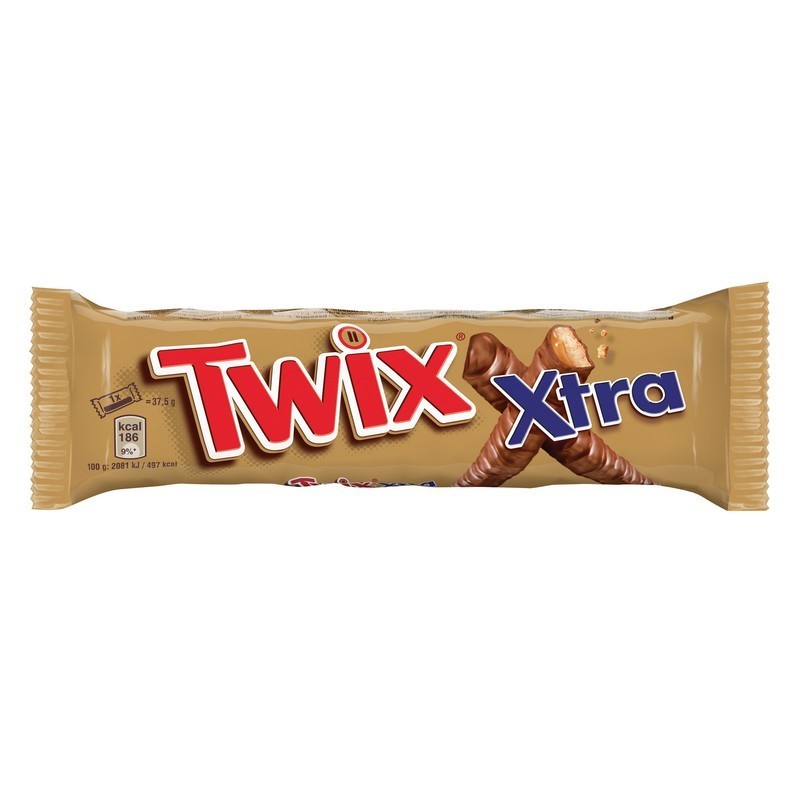 Batonėlis šokoladinis Twix Xtra,75g