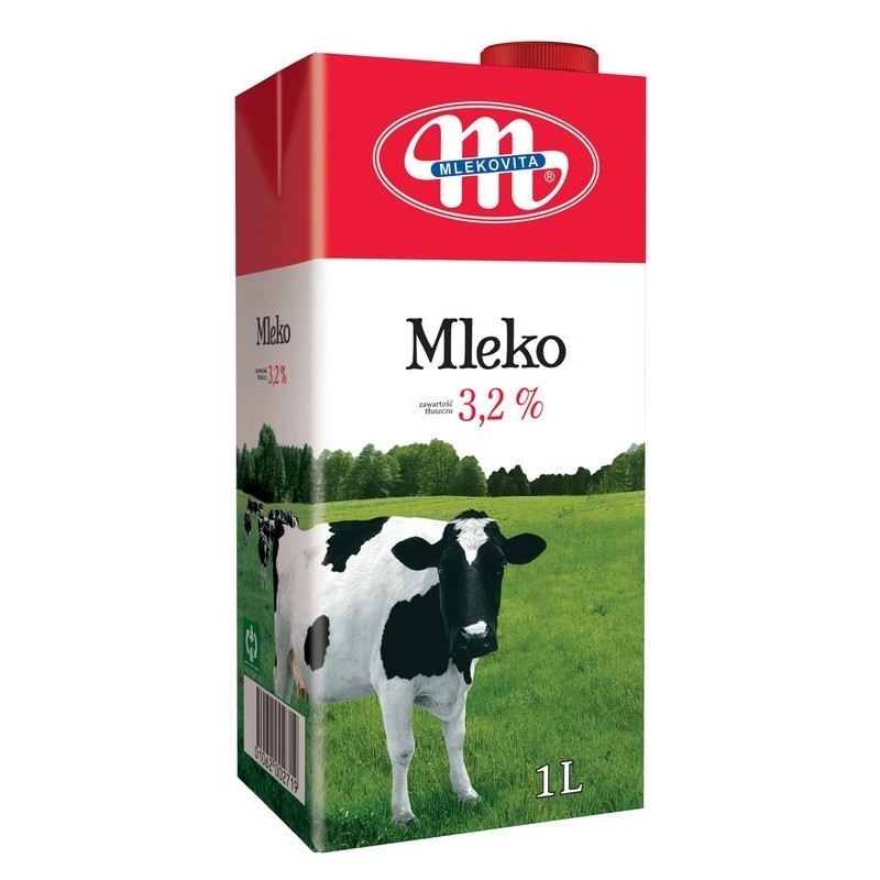 Pienas Mlekovita 3.2%,1l UHT