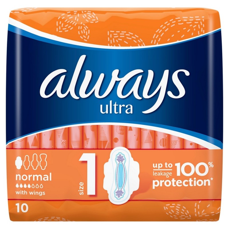 Higieniniai paketai Always Ultra Normal Plus 10vnt