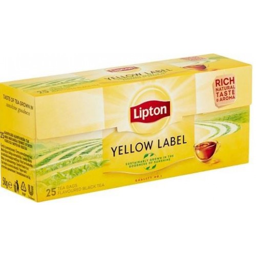Juoda arbata Lipton Yellow Label *25