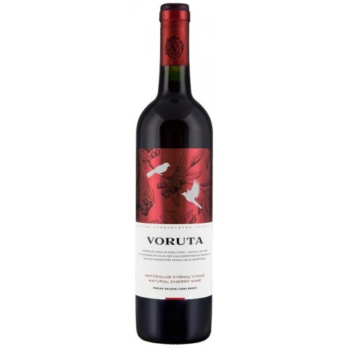 Vynas Voruta natūralus vyšnių sk.,10%, 750 ml