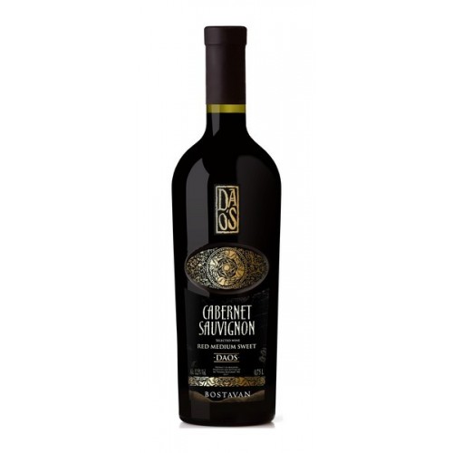 Vynas DAOS Cabernet Sauvignon r. p.saldus 12.5%, 750 ml