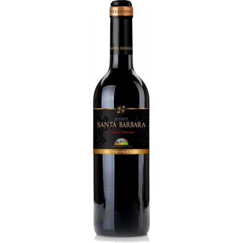 Vynas Santa Barbara 10,5% raud. p.sald. 0,75l Italija