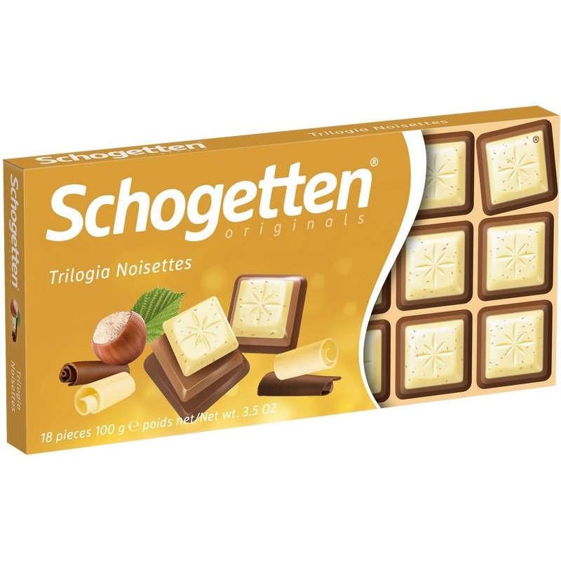 Šokoladas pieninis Schogetten Trilogia 100g