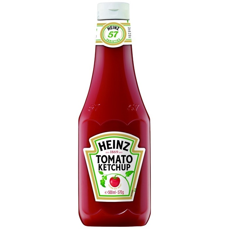 Originalus kečupas Heinz 570g plastikas