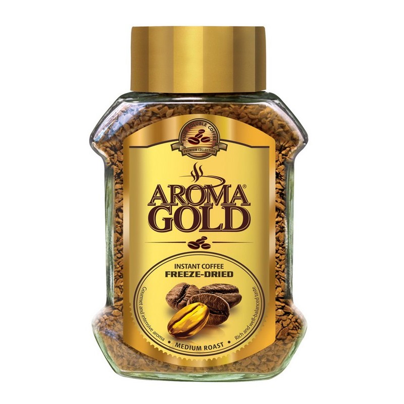 Kava tirpi granulėmis Aroma Gold 100g