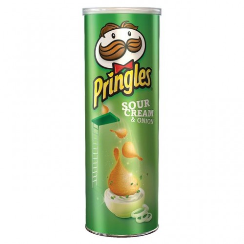 Traškučiai Pringles Sour Cream Onion,165g