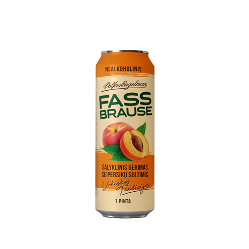 Alaus kokteilis nealkoholinis Fassbrause persikų sk.0,568l skard.